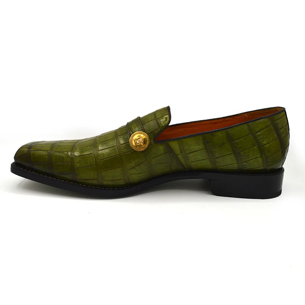 Sheriff Collection 22130 Alligator Square Dress Shoe - Image 5