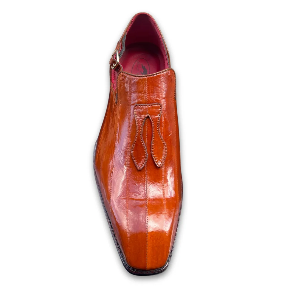 Sheriff Collection 2539-2002 Cognac Eel Loafer - Image 3