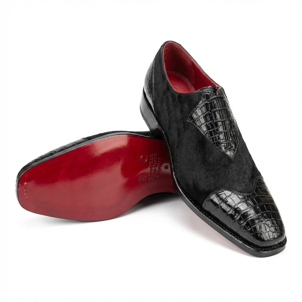 Sheriff Collection Alligator and Pony Dress-Up Shoes 2586 - Image 12