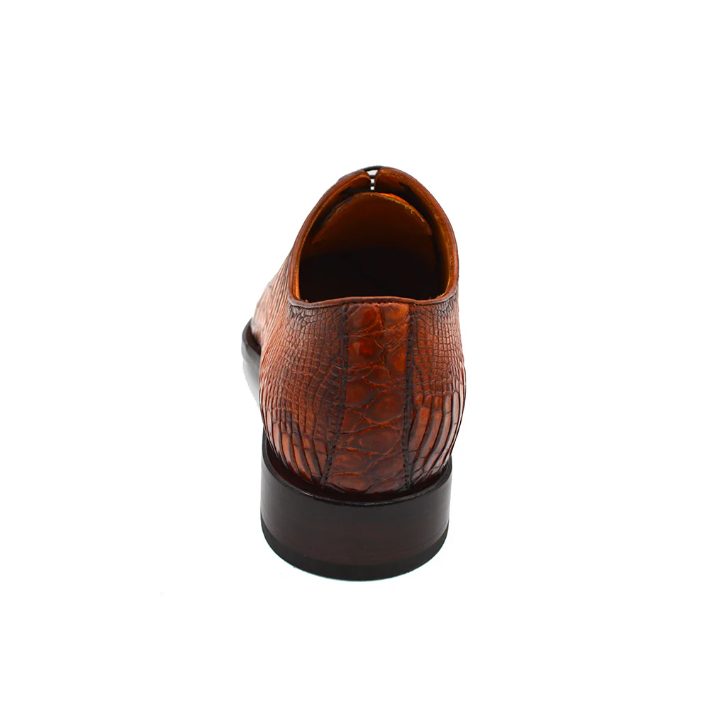 Sheriff Collection Light Caramel Alligator Dress Shoes 1505-2002v2 - Last Pair 30% At Checkout - Image 5