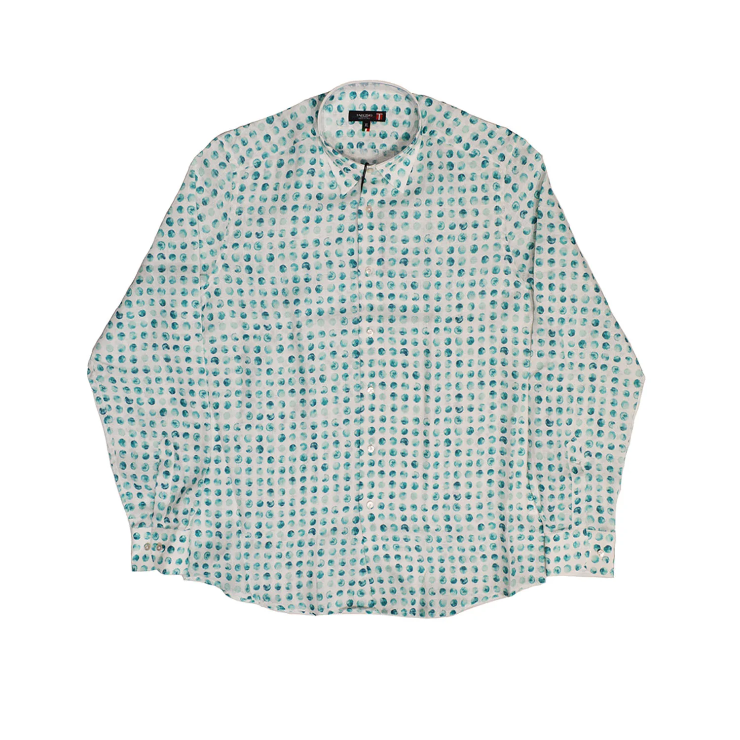 Tarcisio Circle Linen Button Up Shirt - Image 3