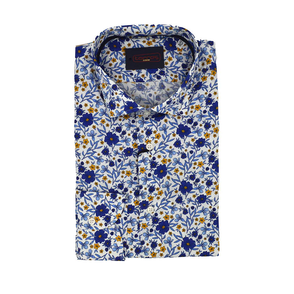 Torras Floral Print Cotton Shirt - Image 5