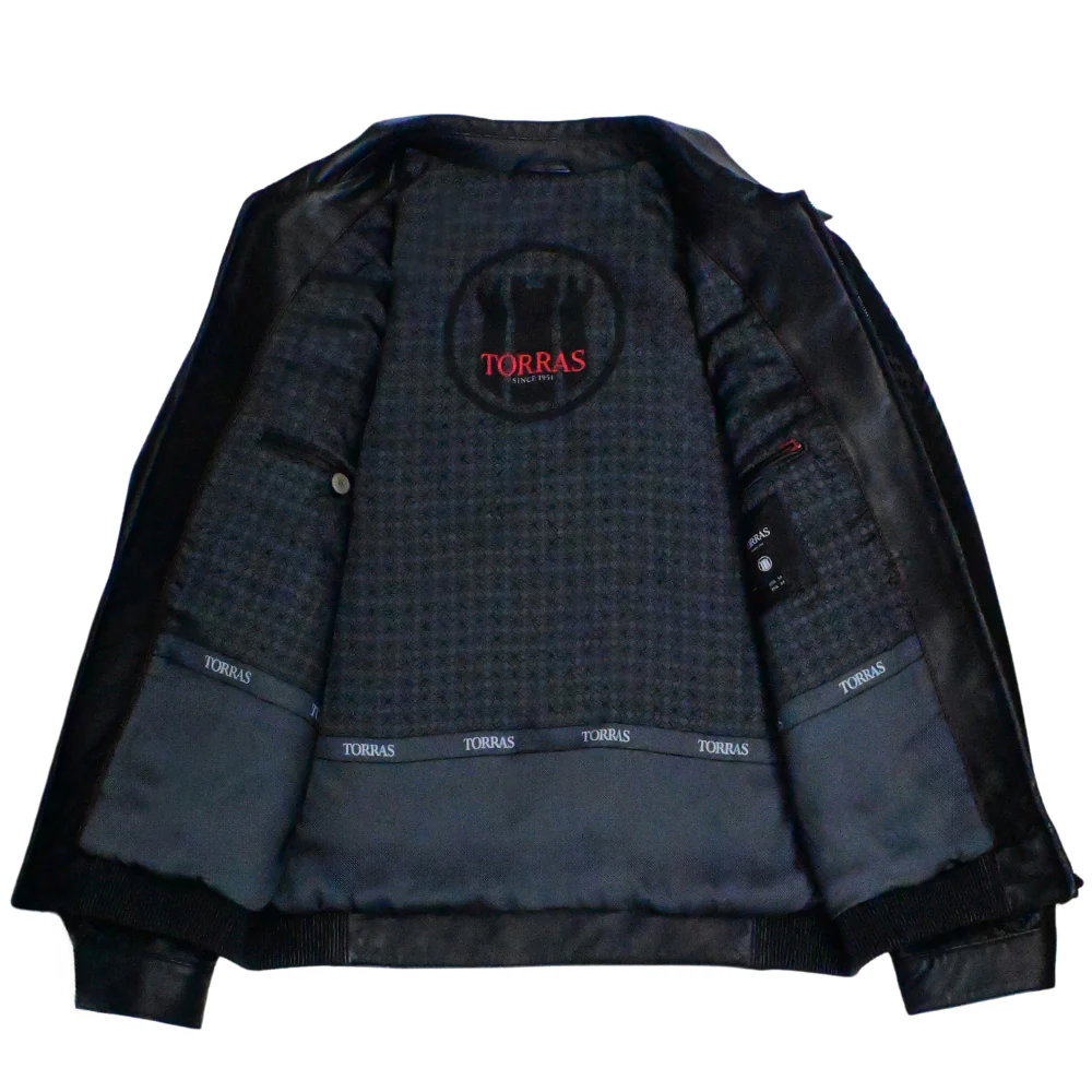 Torras 100% Lambskin Leather Jacket N82H527 - Image 9