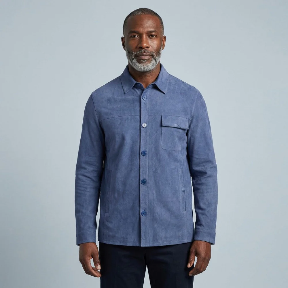 Torras 100% Soft Suede Shirt Jacket L82E519 - Image 2