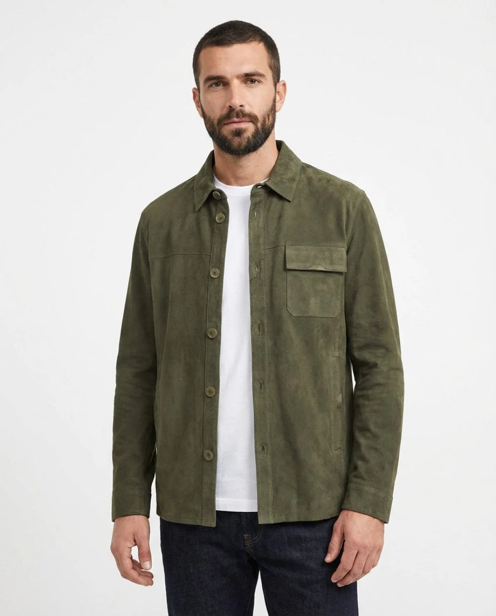 Torras 100% Soft Suede Shirt Jacket L82E519 - Image 3