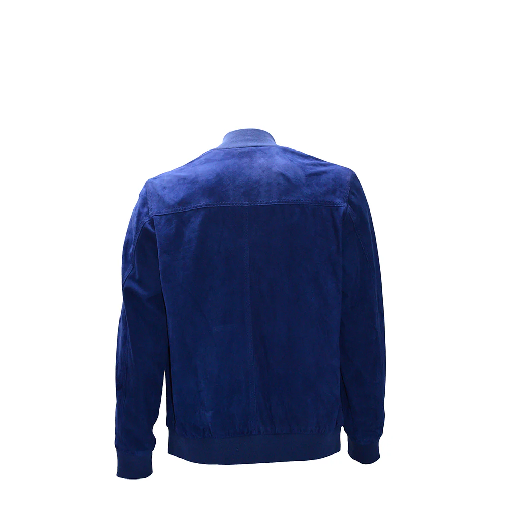 Torras Blue Suede Jacket D89959 - Image 3