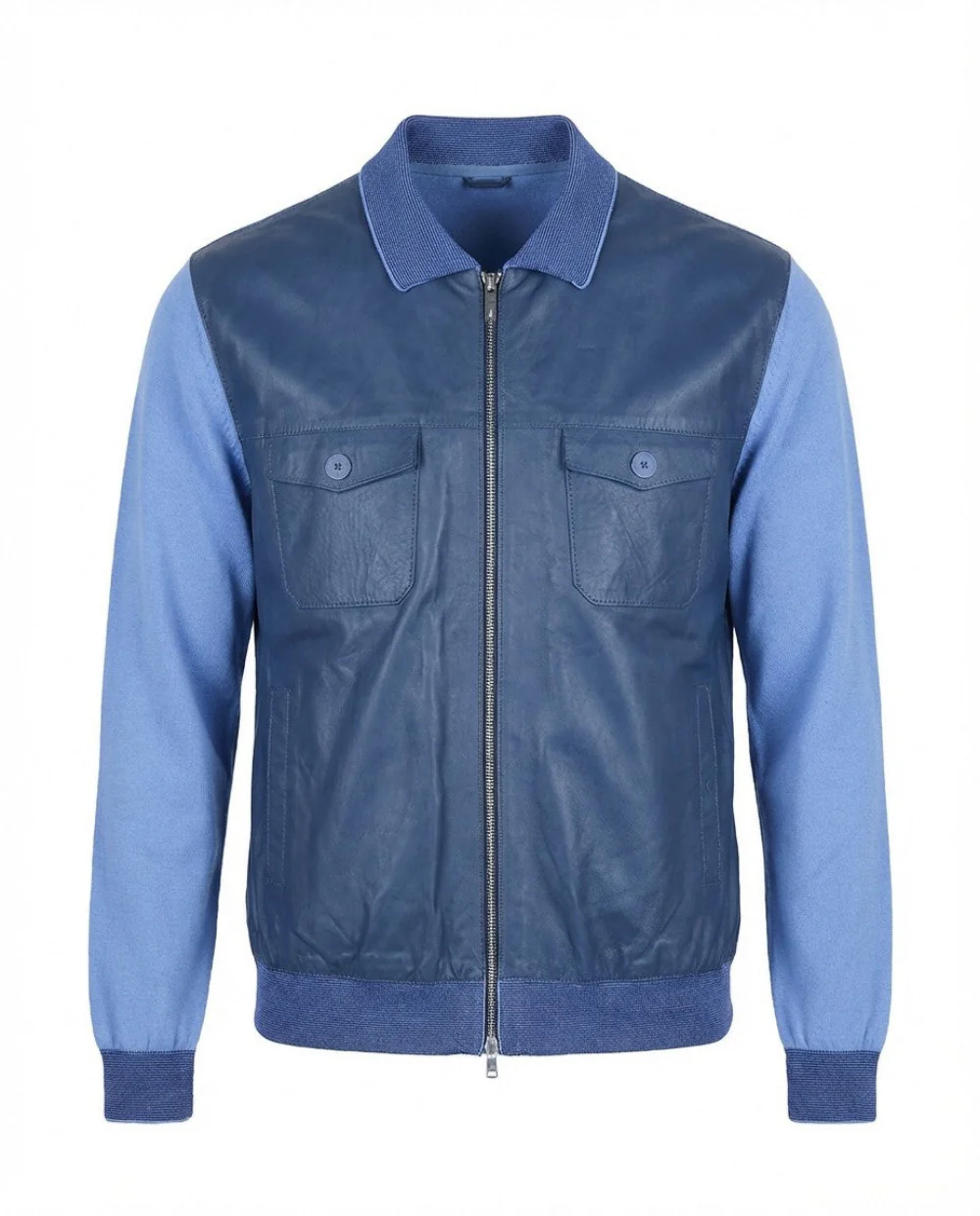 Torras L42E423A Leather and Knit Jacket - Image 8
