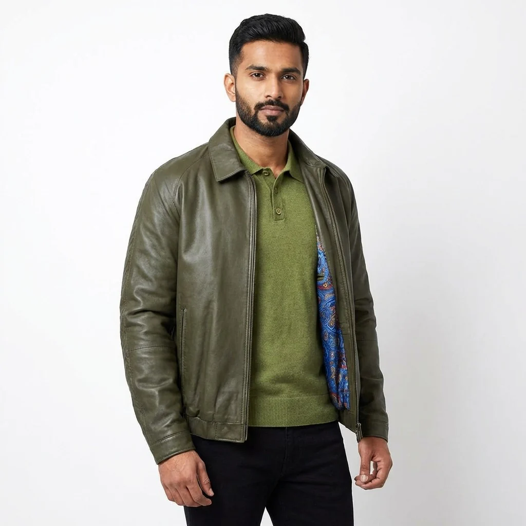 Torras Leather Light Jacket N87318 - Image 8