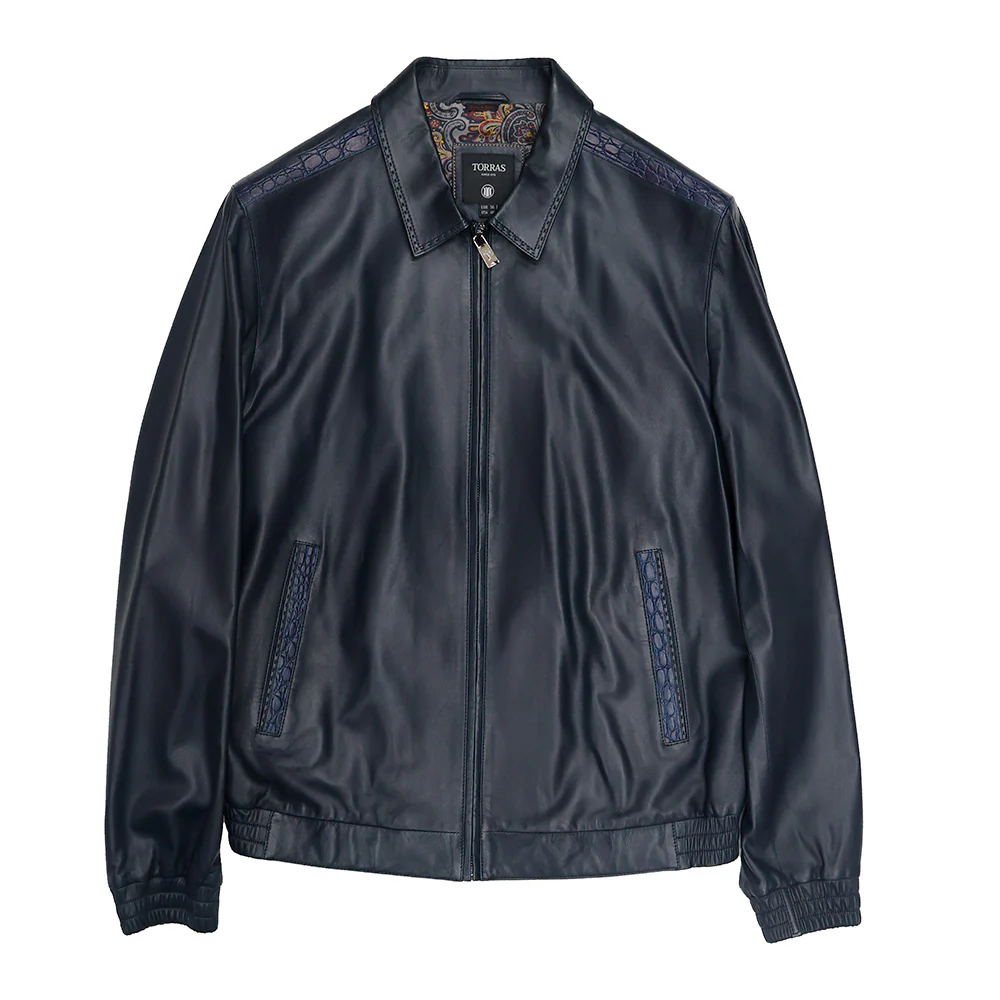 Torras Leather Light Jacket N87454 - Image 4