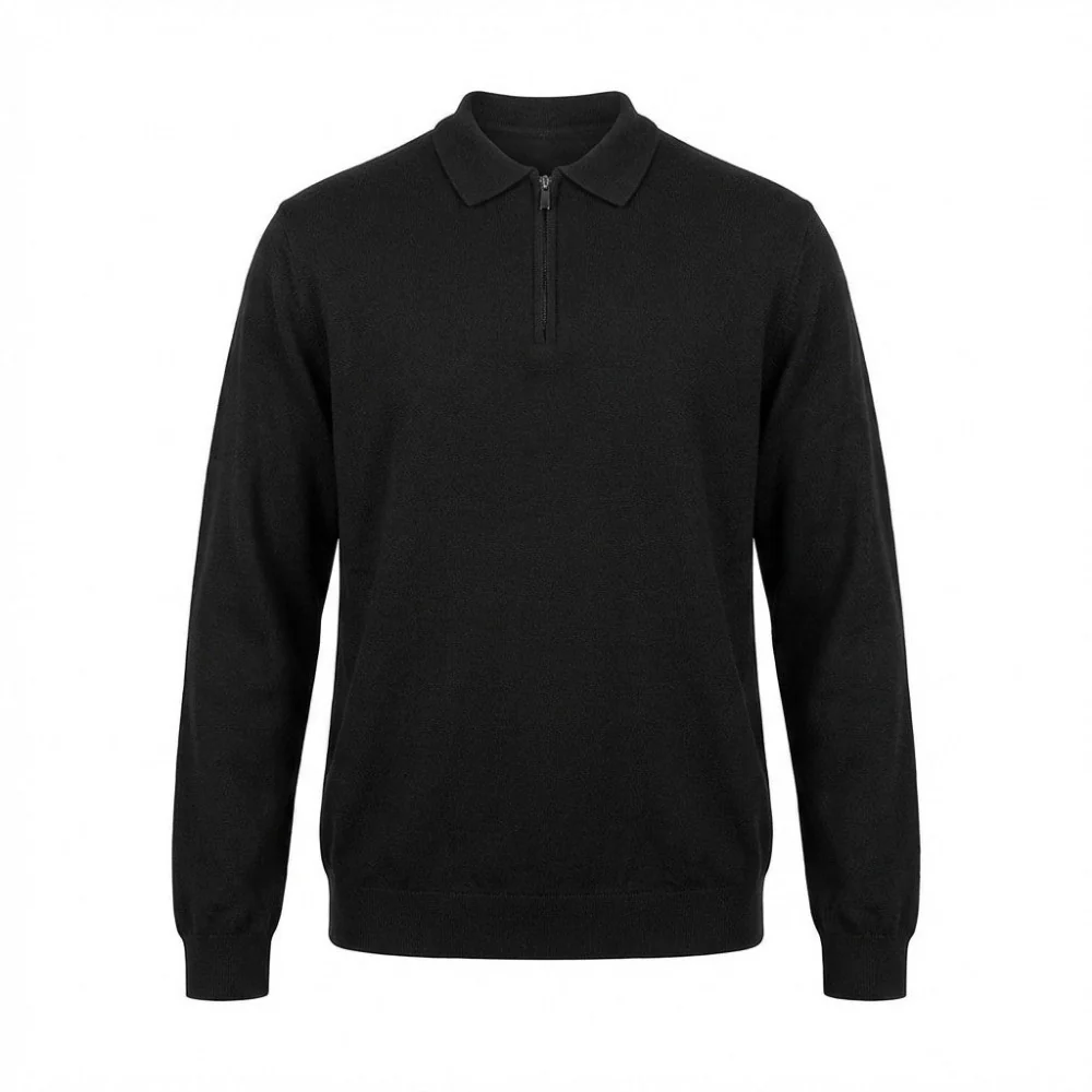 Torras Polo Zip Style Grey, Black and Blue - N233182 - Image 6