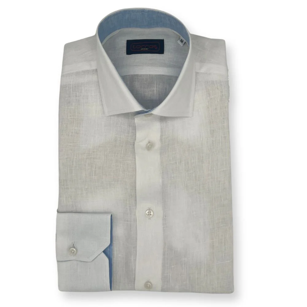 Torras Premium 100% Italian Linen Long-Sleeve Shirt - Image 10