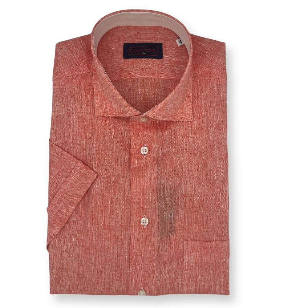 Torras Premium Italian 100% Linen Short-Sleeve Shirt - Image 12