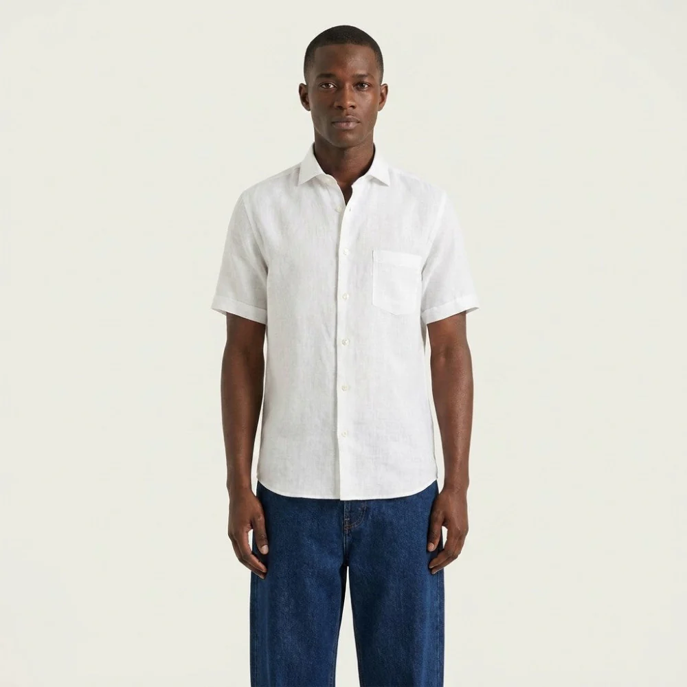 Torras Premium Italian 100% Linen Short-Sleeve Shirt - Image 2