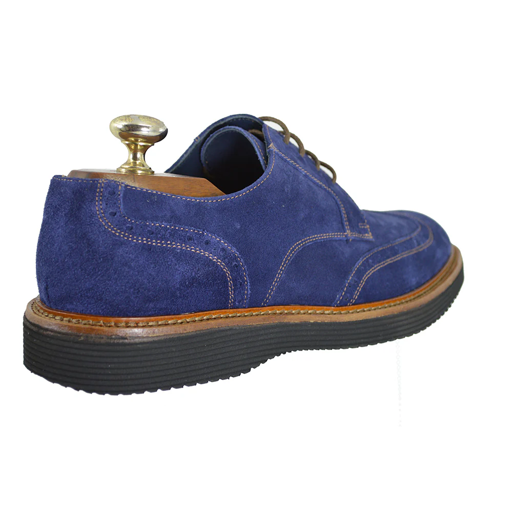 Toscana A896 Suede Wingtip Brogues - Image 3