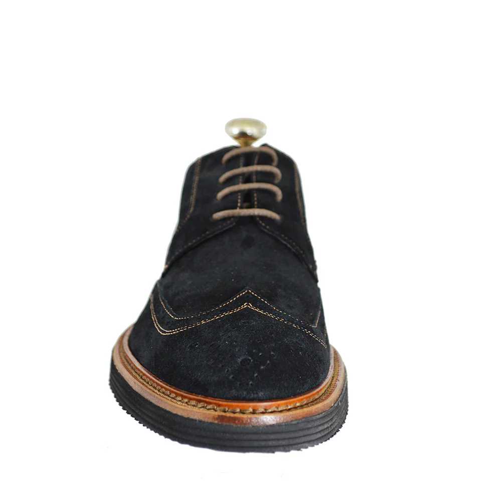 Toscana A896 Suede Wingtip Brogues - Image 8