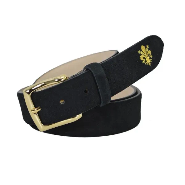 Toscana Mens Suede Crest Belt - Image 8